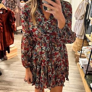 Entro floral print mini dress